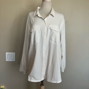 Classic White Womens Blouse